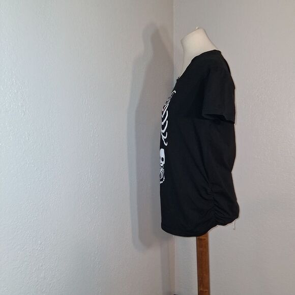 Silk Road Tees Halloween Baby Skeleton Graphic Women's Maternity Size Large - Picture 3 of 7